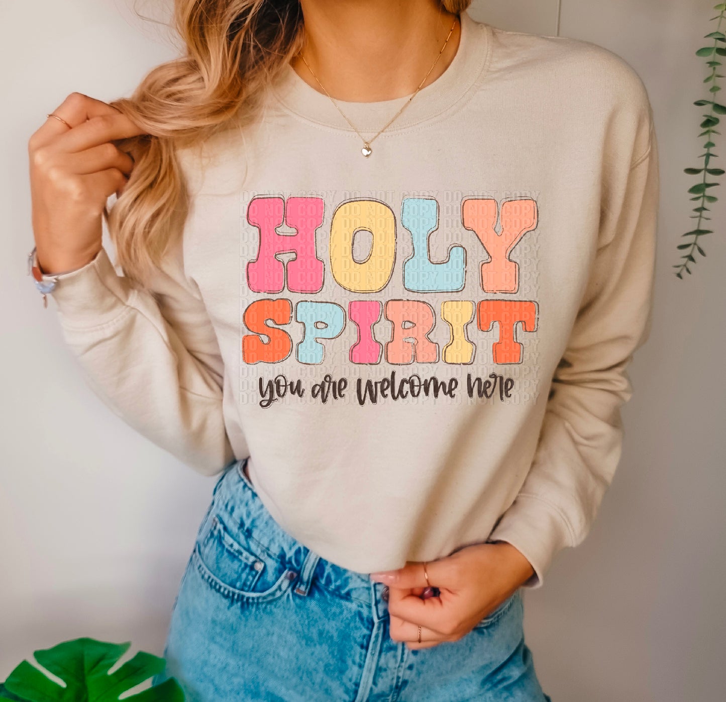 Holy Spirit Colorful DTF Transfer