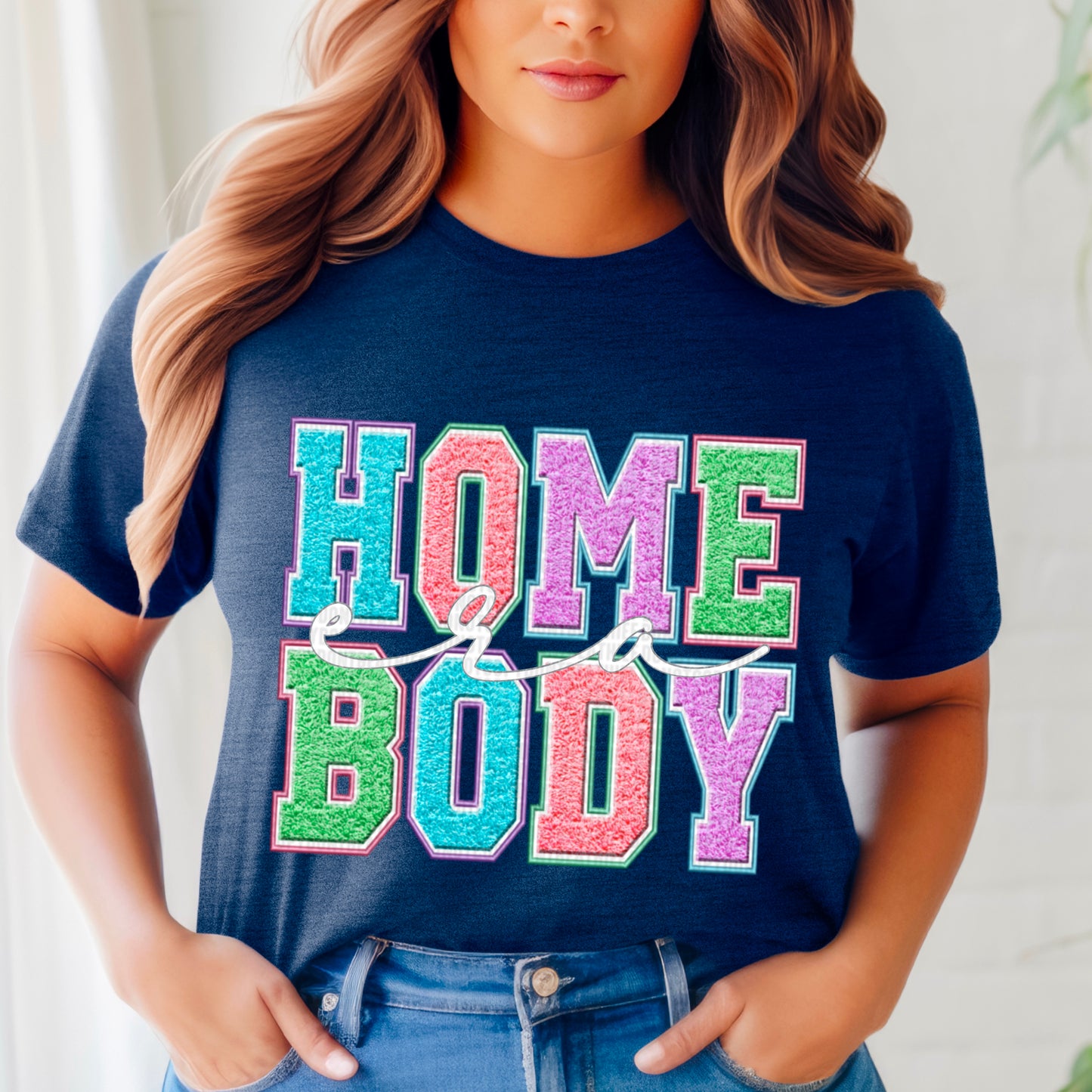 Homebody Era Chenille Letters DTF Transfer