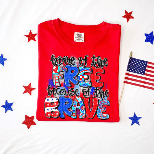 Home Of The Free DTF Transfer