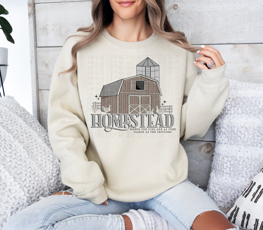 Homestead Barn/Farm DTF Transfer