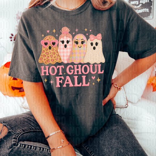 Hot Ghoul Fall DTF Transfer