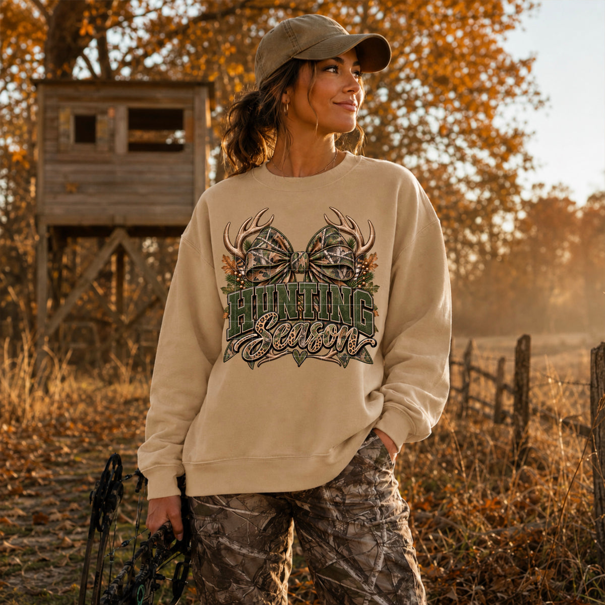 Hunting Season Bow DTF Transfer