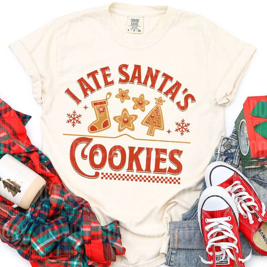 I Ate Santa's Cookies DTF Transfer