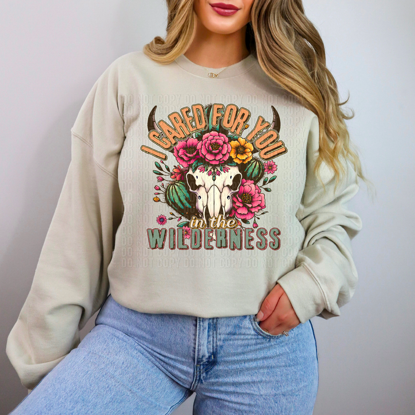 I Cared For You In The Wilderness DTF Transfer