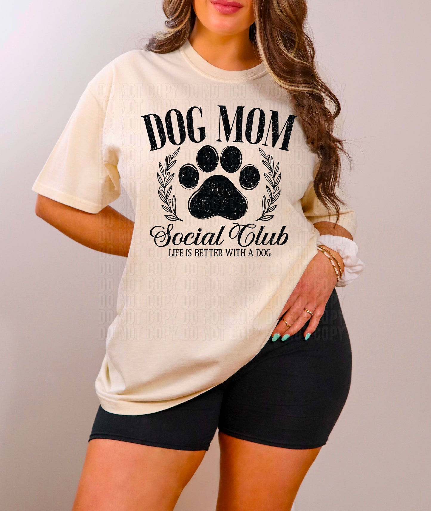 Dog Mom Social Club DTF Transfer