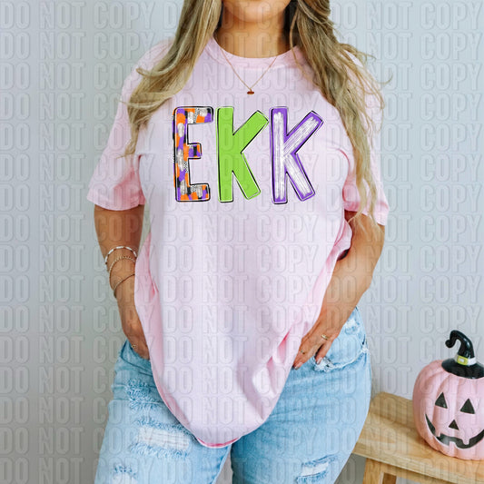 Ekk Halloween Poppy Doodle DTF Transfer