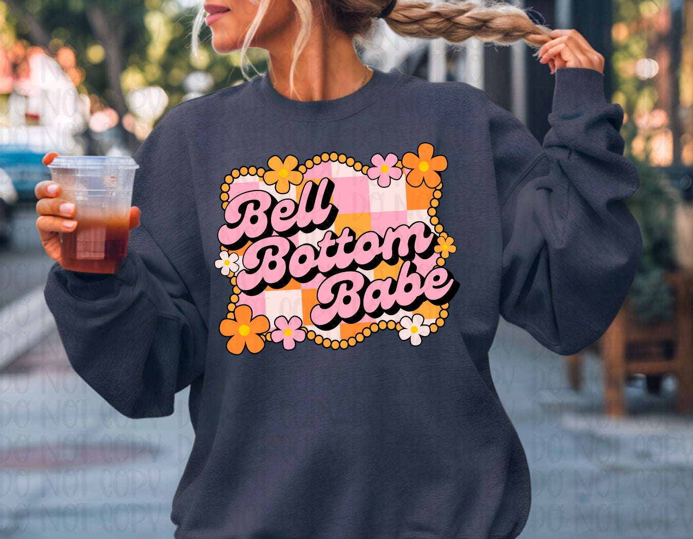 Retro Bell Bottom Babe DTF Transfer