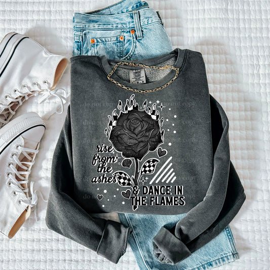 Dance In The Flames DTF Transfer