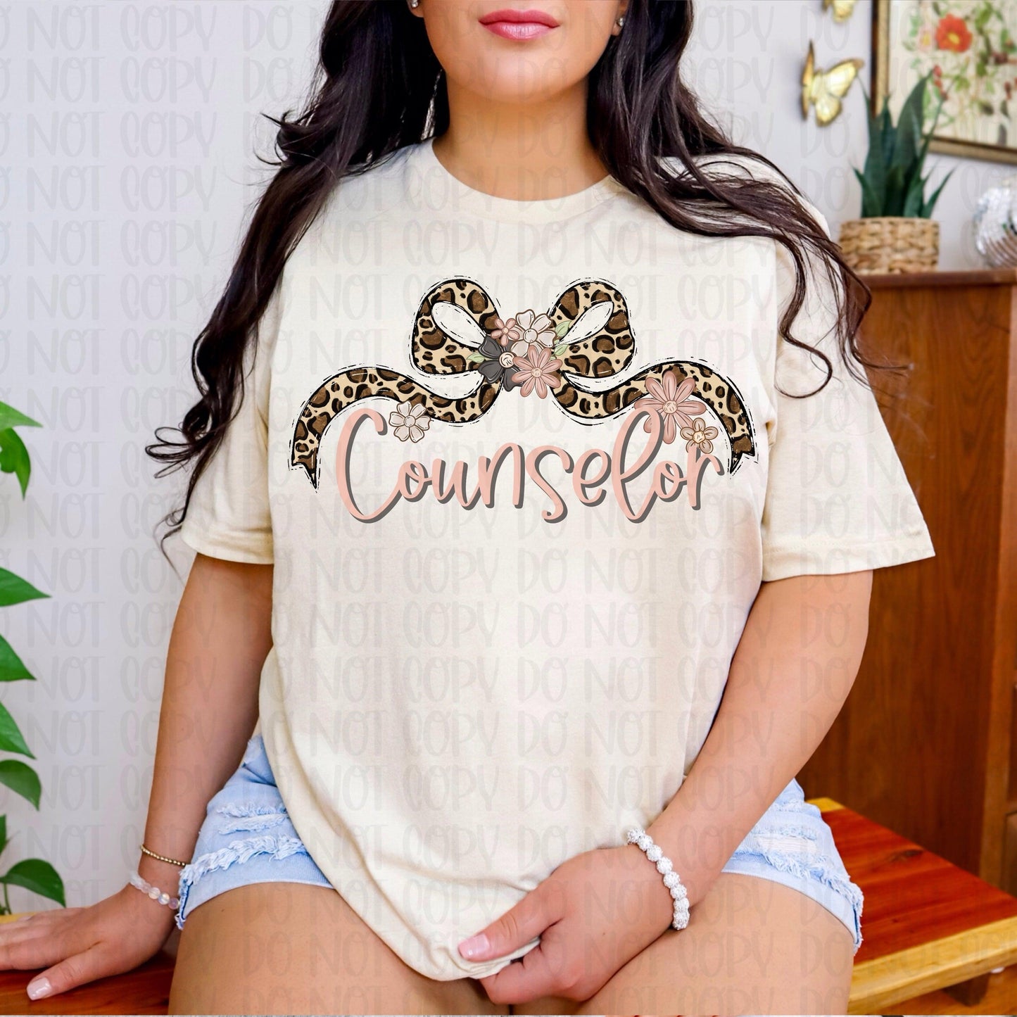 Counselor Leopard Coquette DTF Transfer
