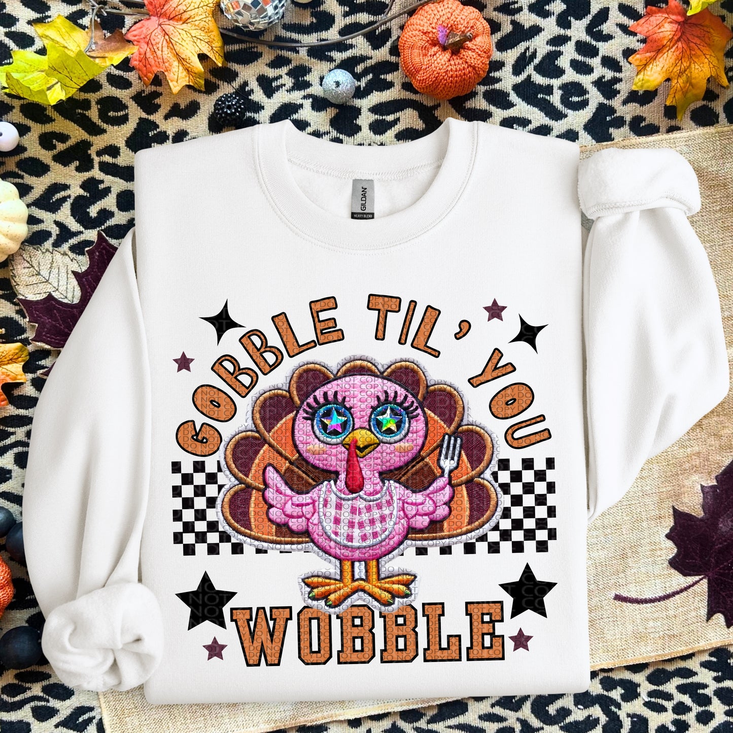 Gobble Till You Wobble DTF Transfer