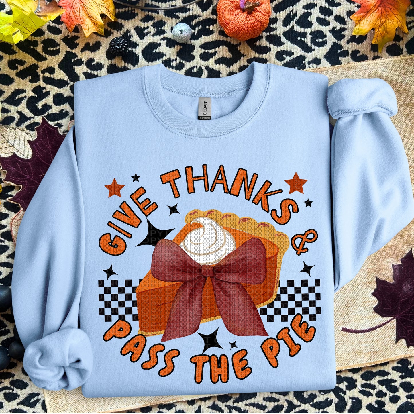 Give Thanks And Pass The Pie DTF Transfer