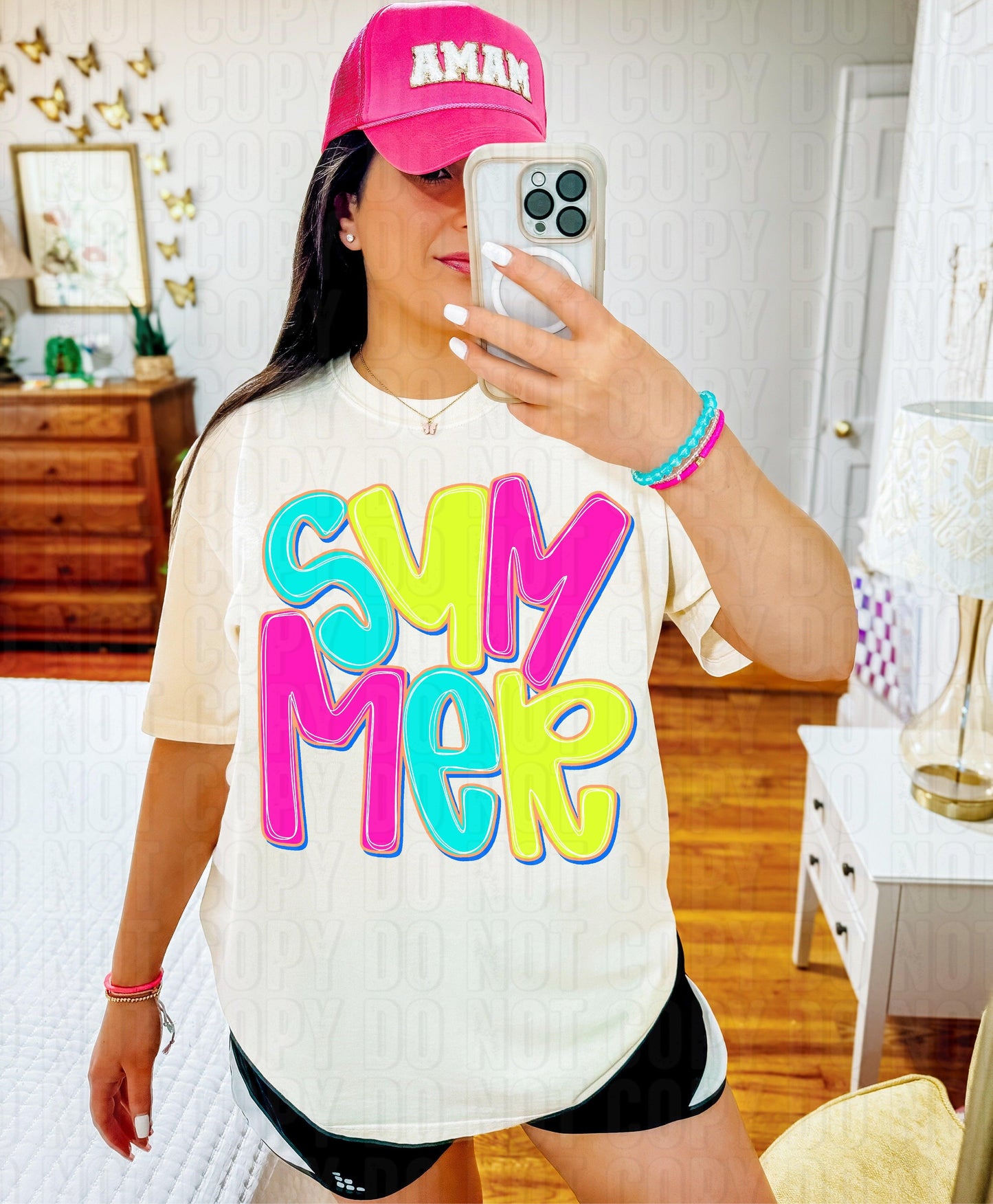 Summer Bright Word DTF Transfer