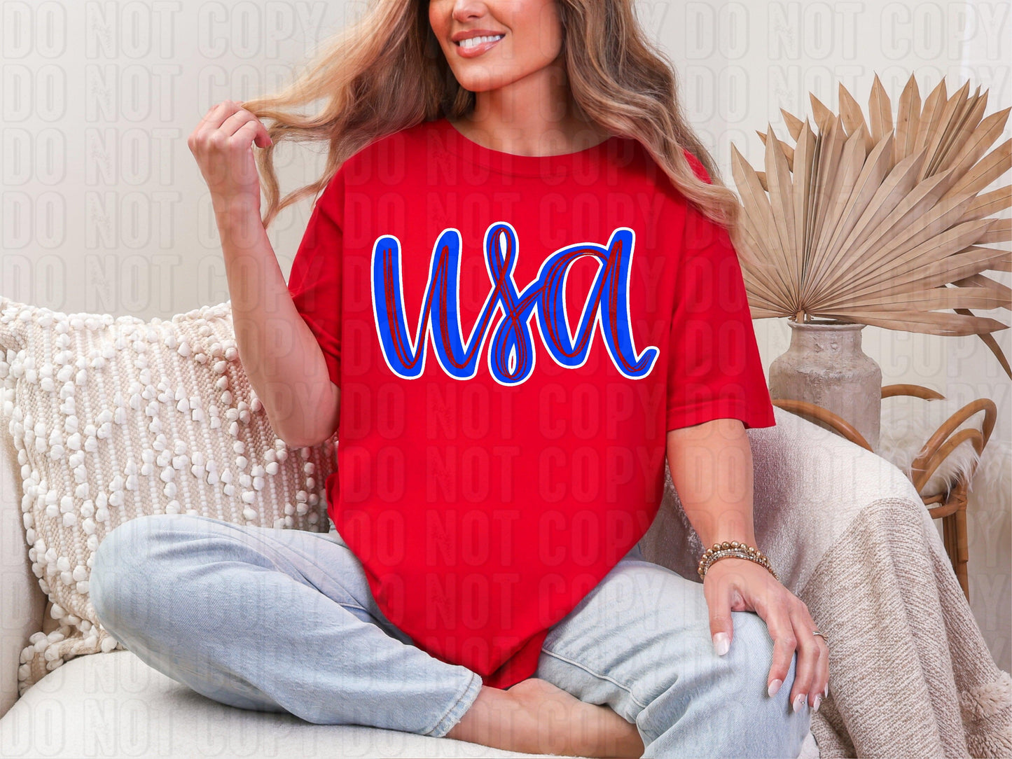 USA Handwritten DTF Transfer