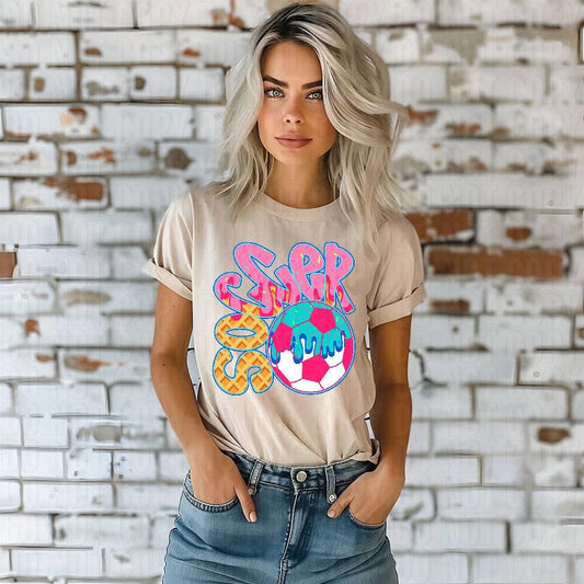 Soccer Drip Sporty Ball DTF Transfer