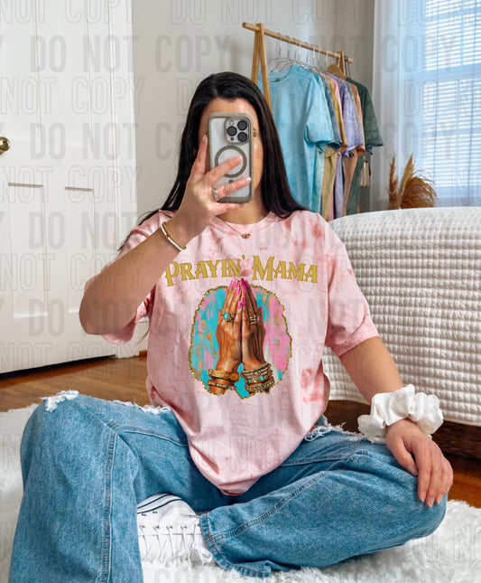 Prayin' Mama DTF Transfer