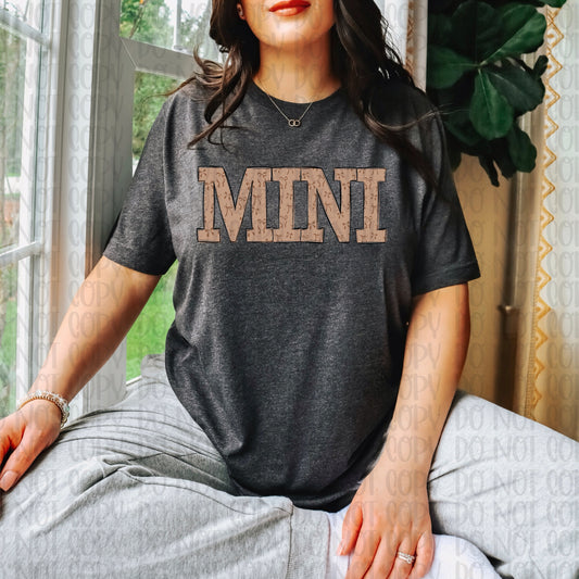 Mini Brown Coquette DTF Transfer