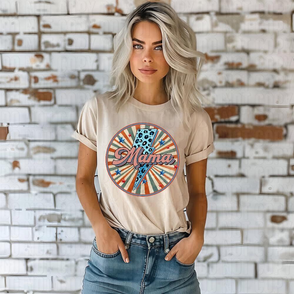 Mama Circle Cheetah American DTF Transfer