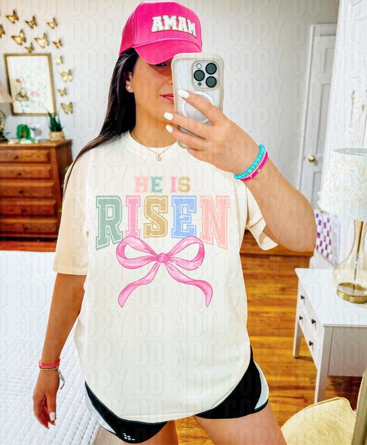 He Is Risen Grunge Coquette DTF Transfer