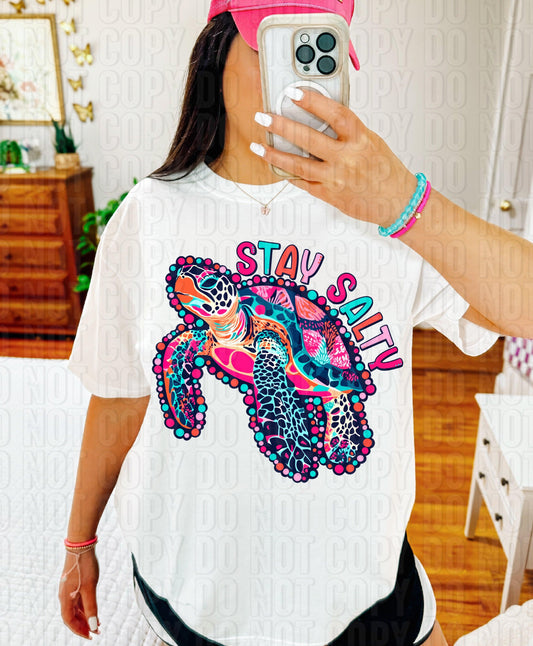 Stay Salty Floral DTF Transfer