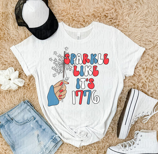 Sparkle Like It's 1776 DTF Transfer