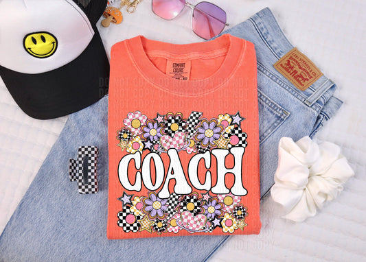 Coach Checkered Retro DTF Transfer