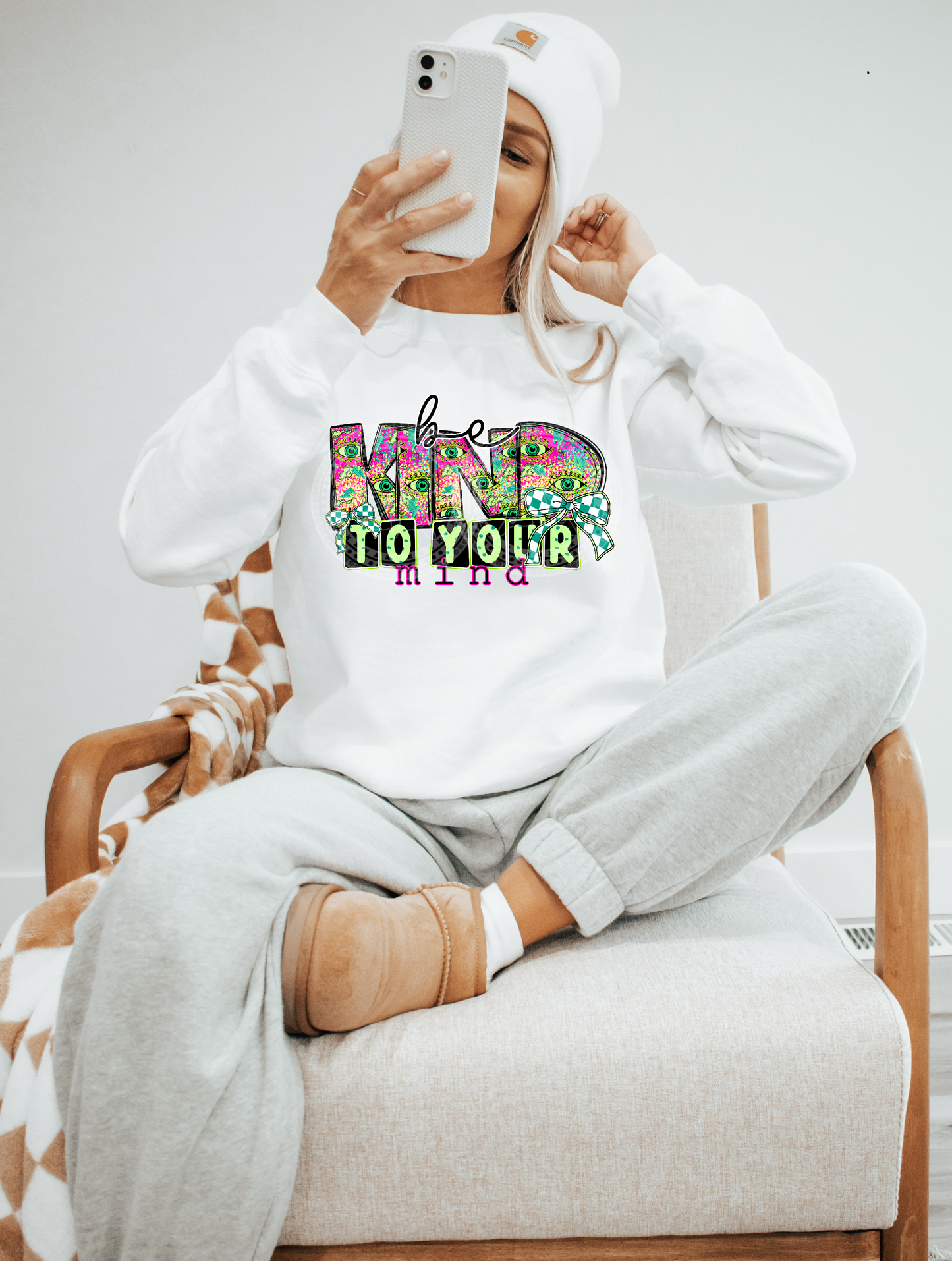 Be Kind To Your Mind DTF Transfer