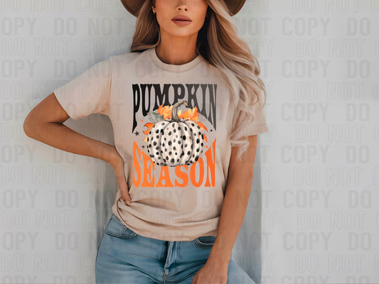 Pumpkin Season Retro DTF Transfer