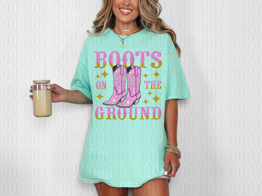 Boots On The Ground DTF Transfer