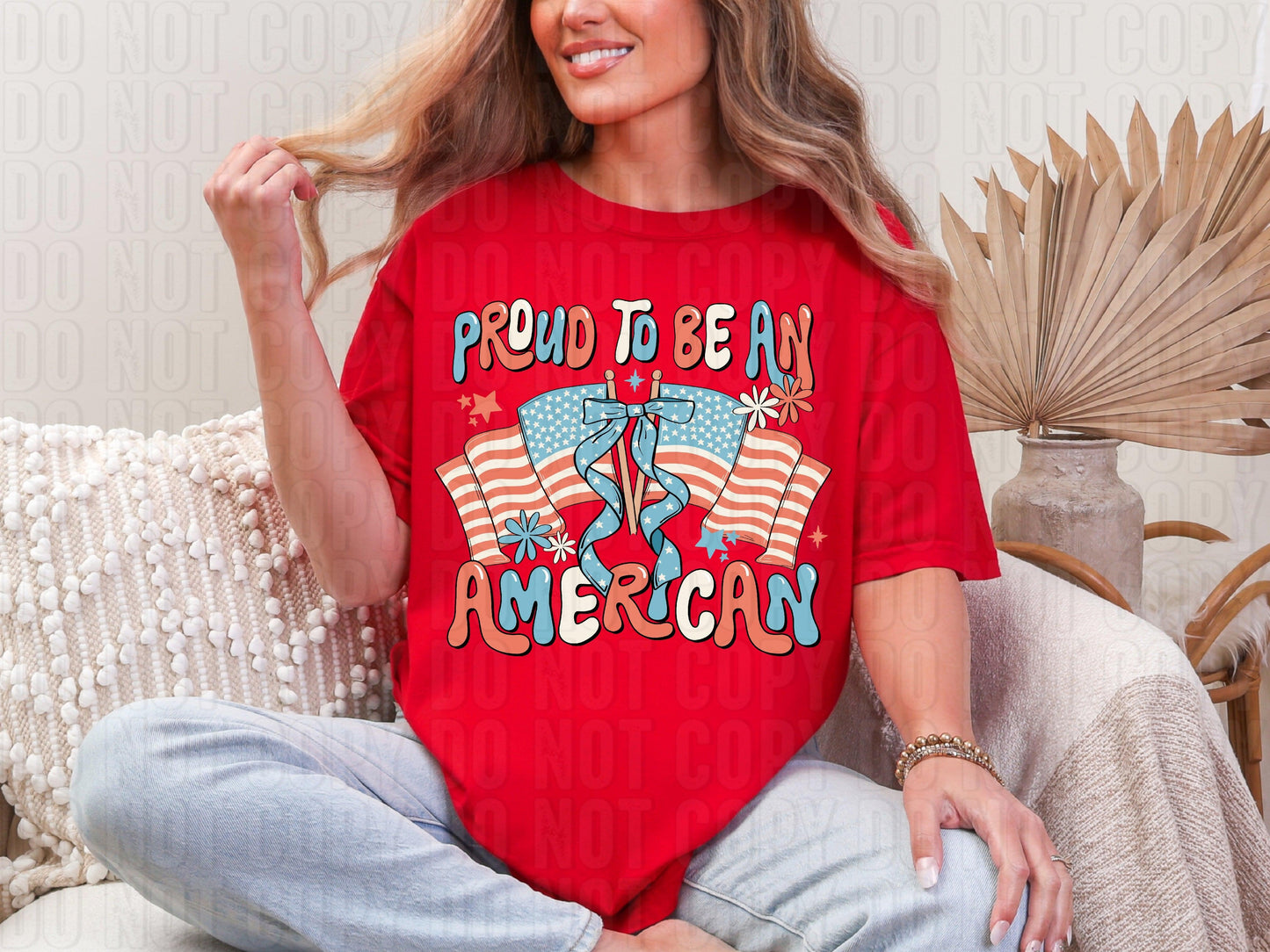 Proud To Be An American Flags DTF Transfer