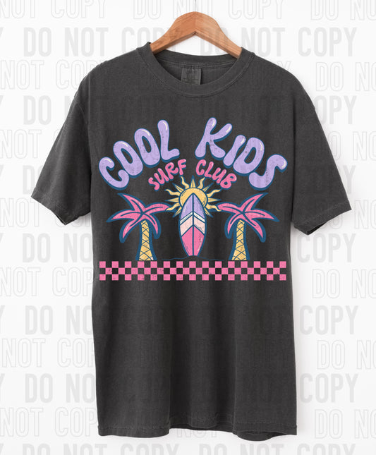 Cool Kids Surf Club DTF Transfer
