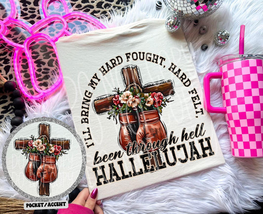 Hallelujah Front/Back DTF Transfer