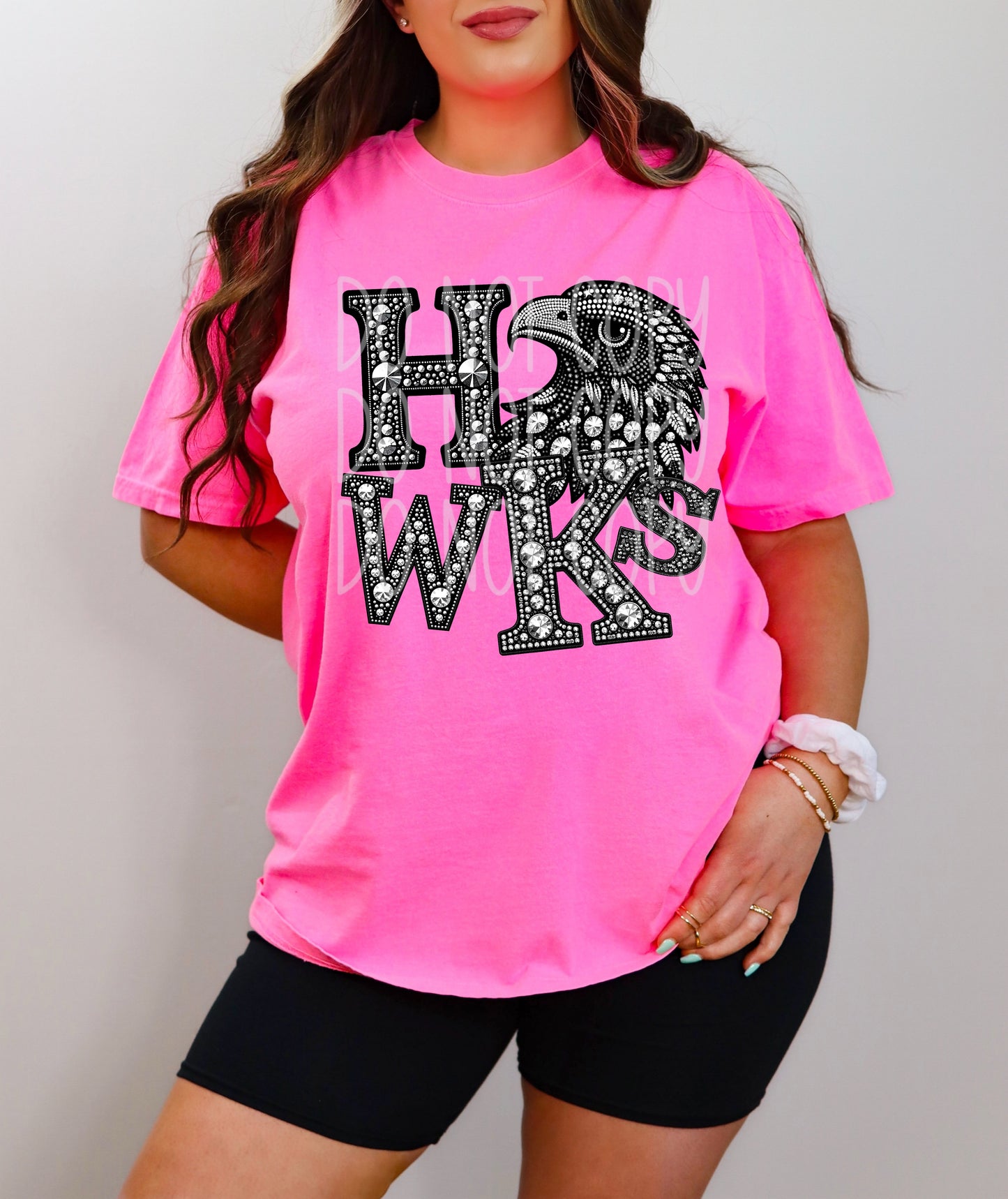 Rhinestone Spirit Mascots DTF Transfer