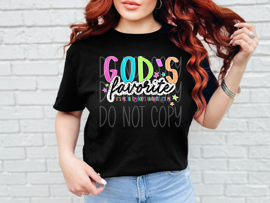 God's Favorite DTF Transfer