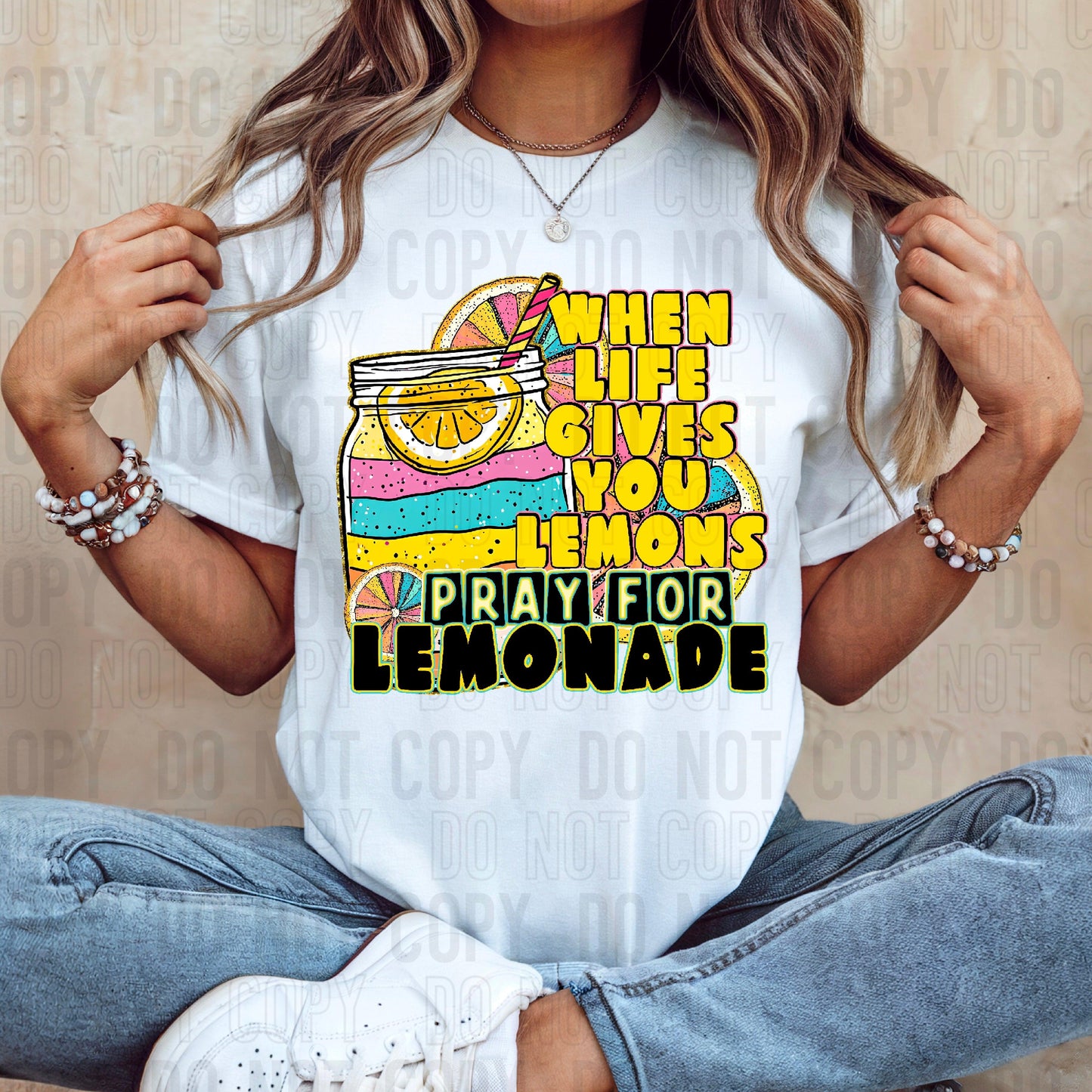 Pray For Lemonade DTF Transfer