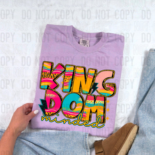Kingdom Minded DTF Transfer