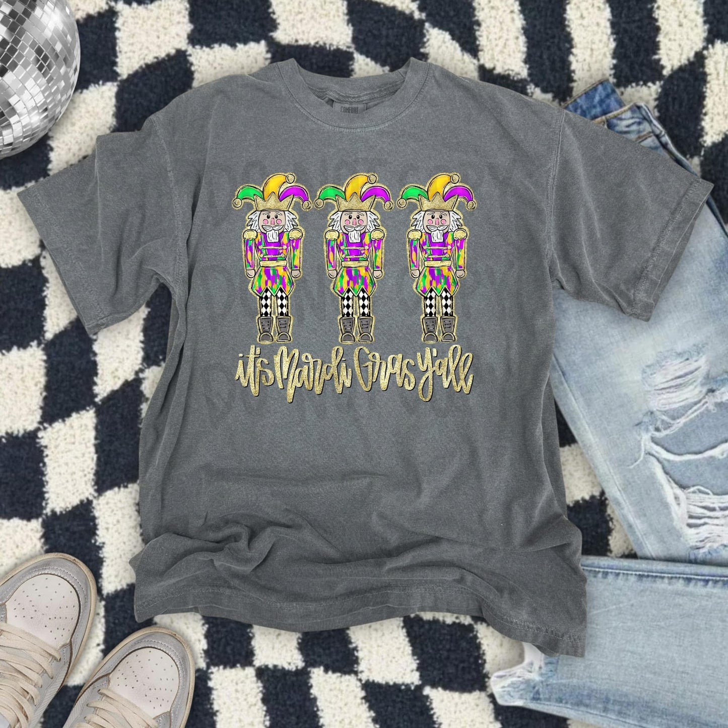 It's Mardi Gras Y'all DTF Transfer