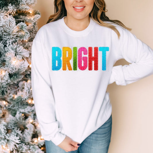 Bright Tinsel Faux DTF Transfer