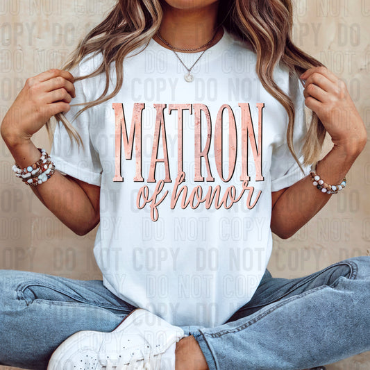 Matron Of Honor DTF Transfer