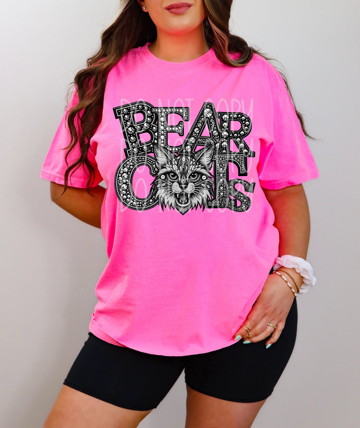Rhinestone Spirit Mascots DTF Transfer