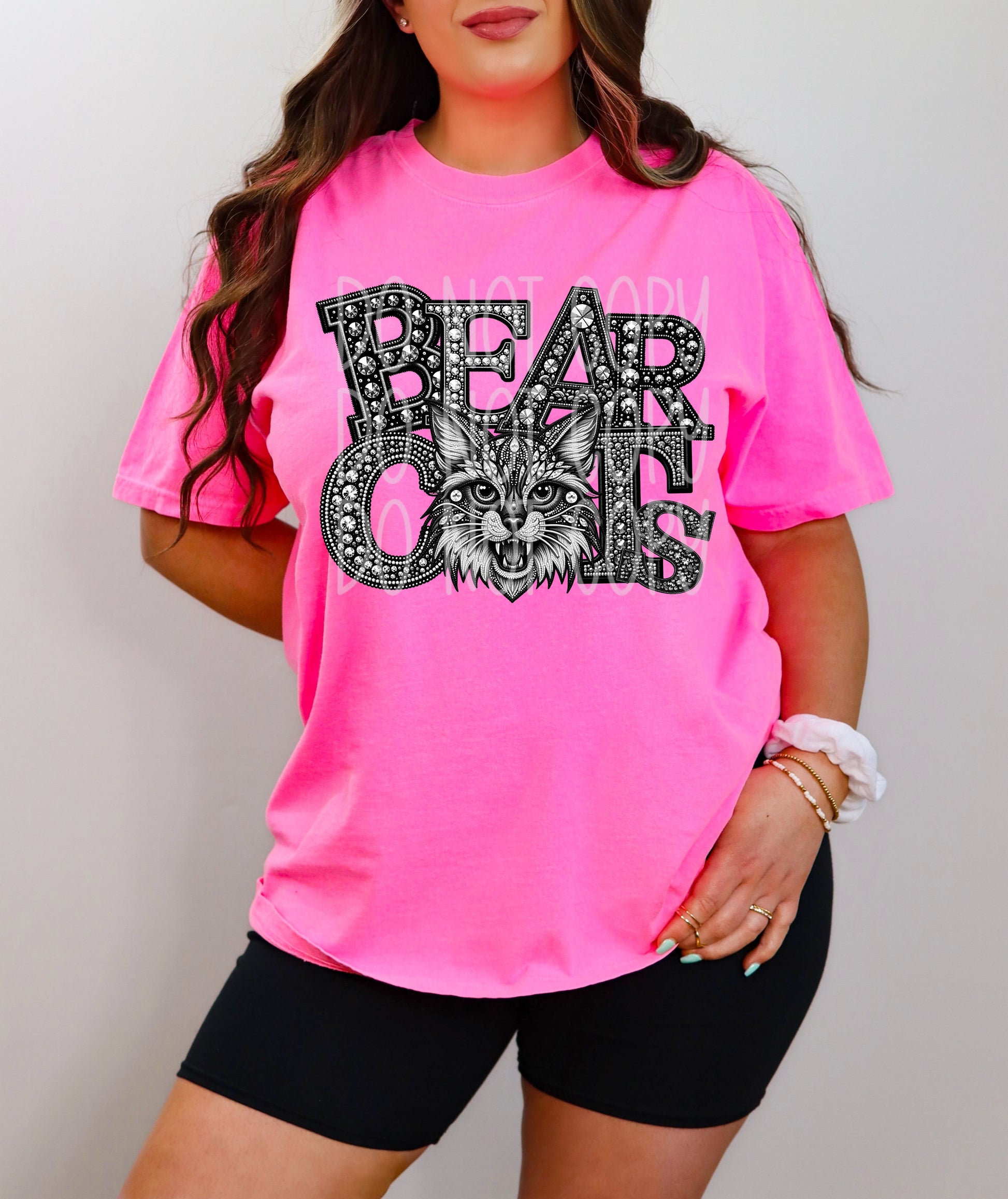 Rhinestone Spirit Mascots DTF Transfer