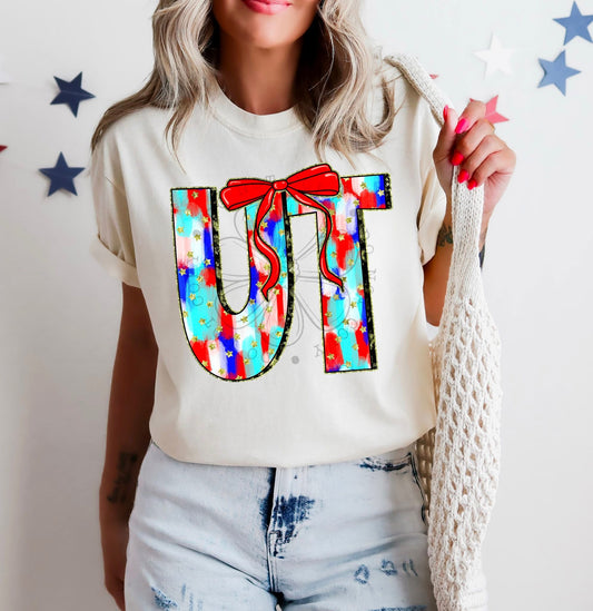 UT State American Coquette DTF Transfer