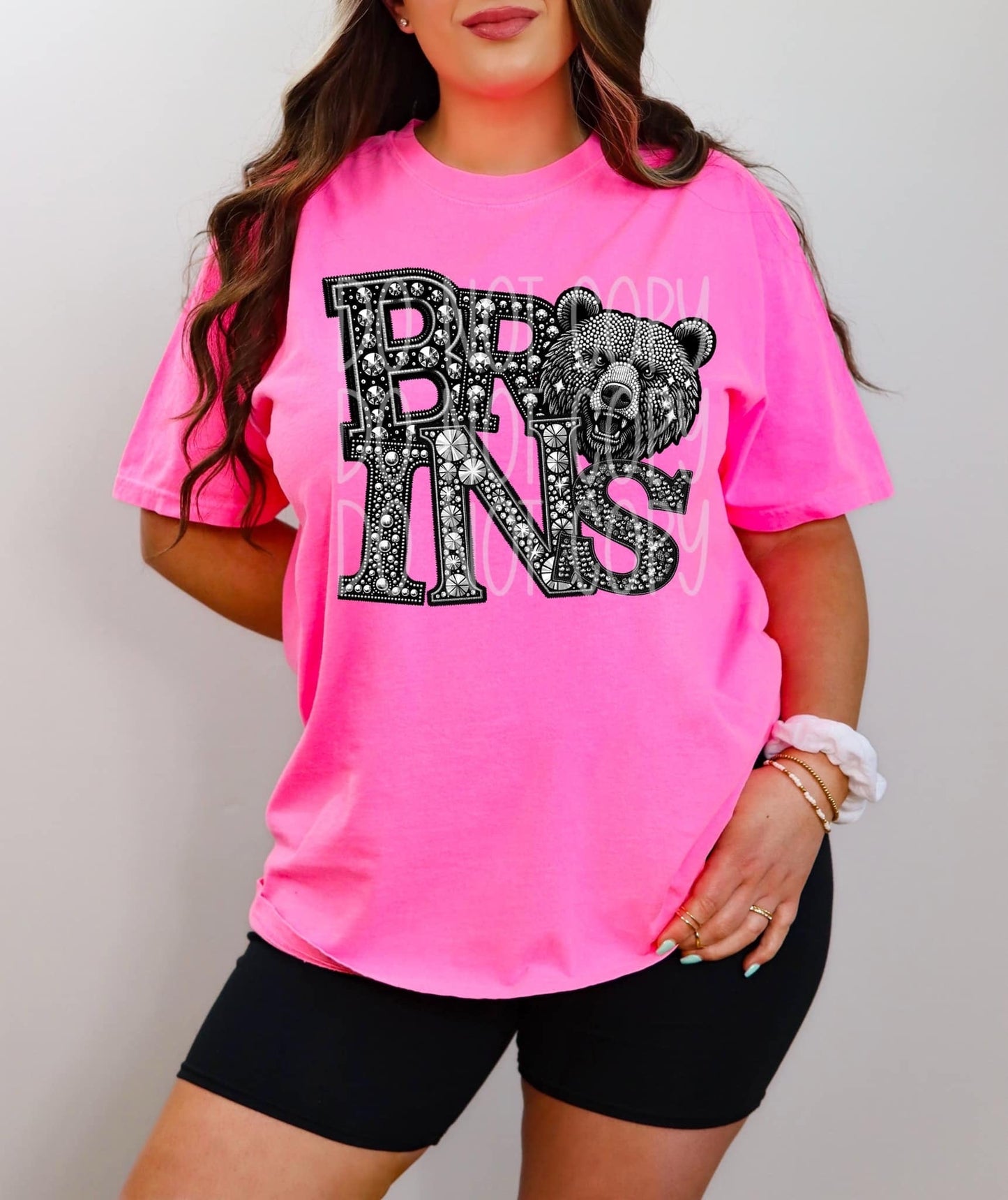 Rhinestone Spirit Mascots DTF Transfer
