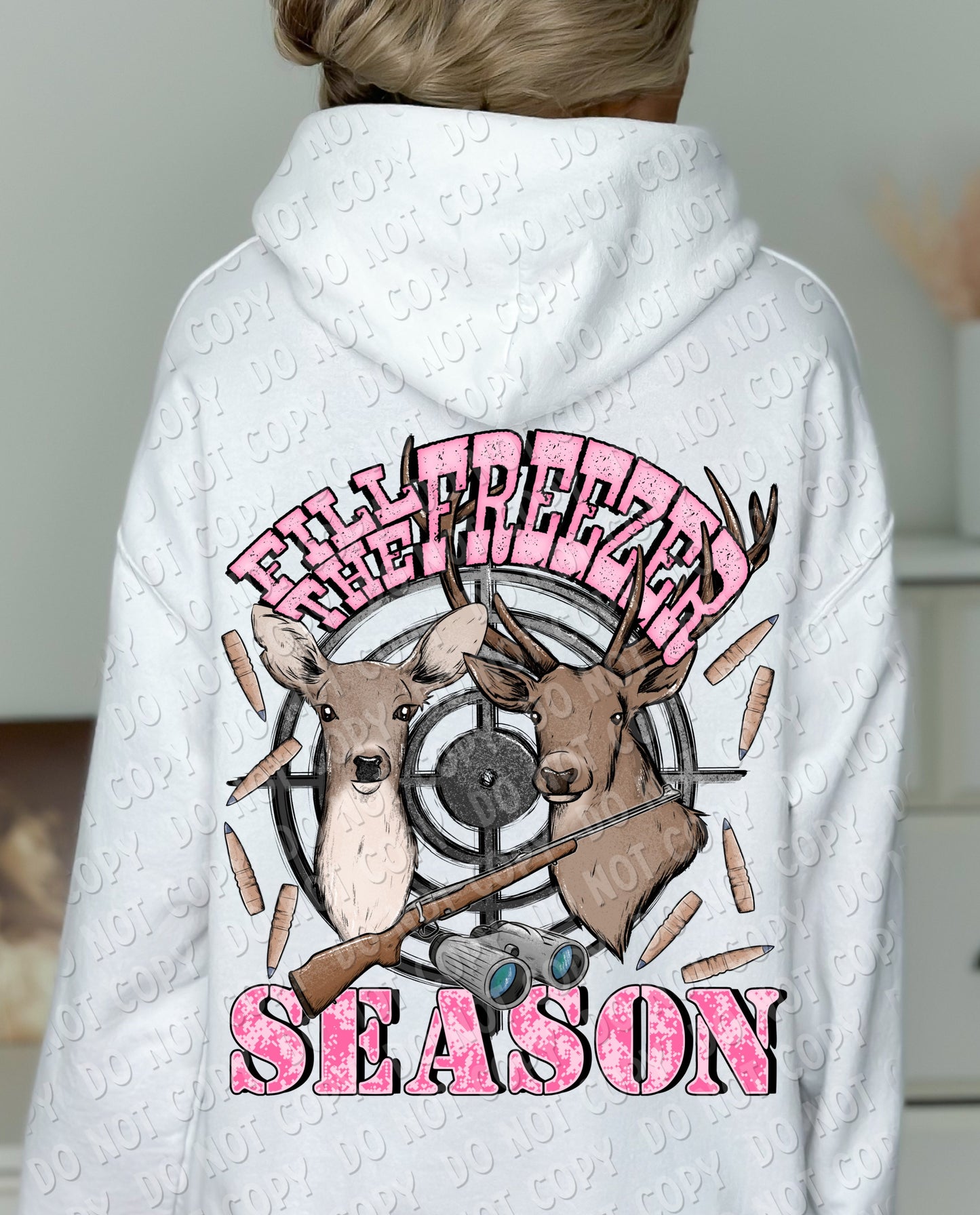 Girl Fill The Freezer Season Front/Back DTF Transfer