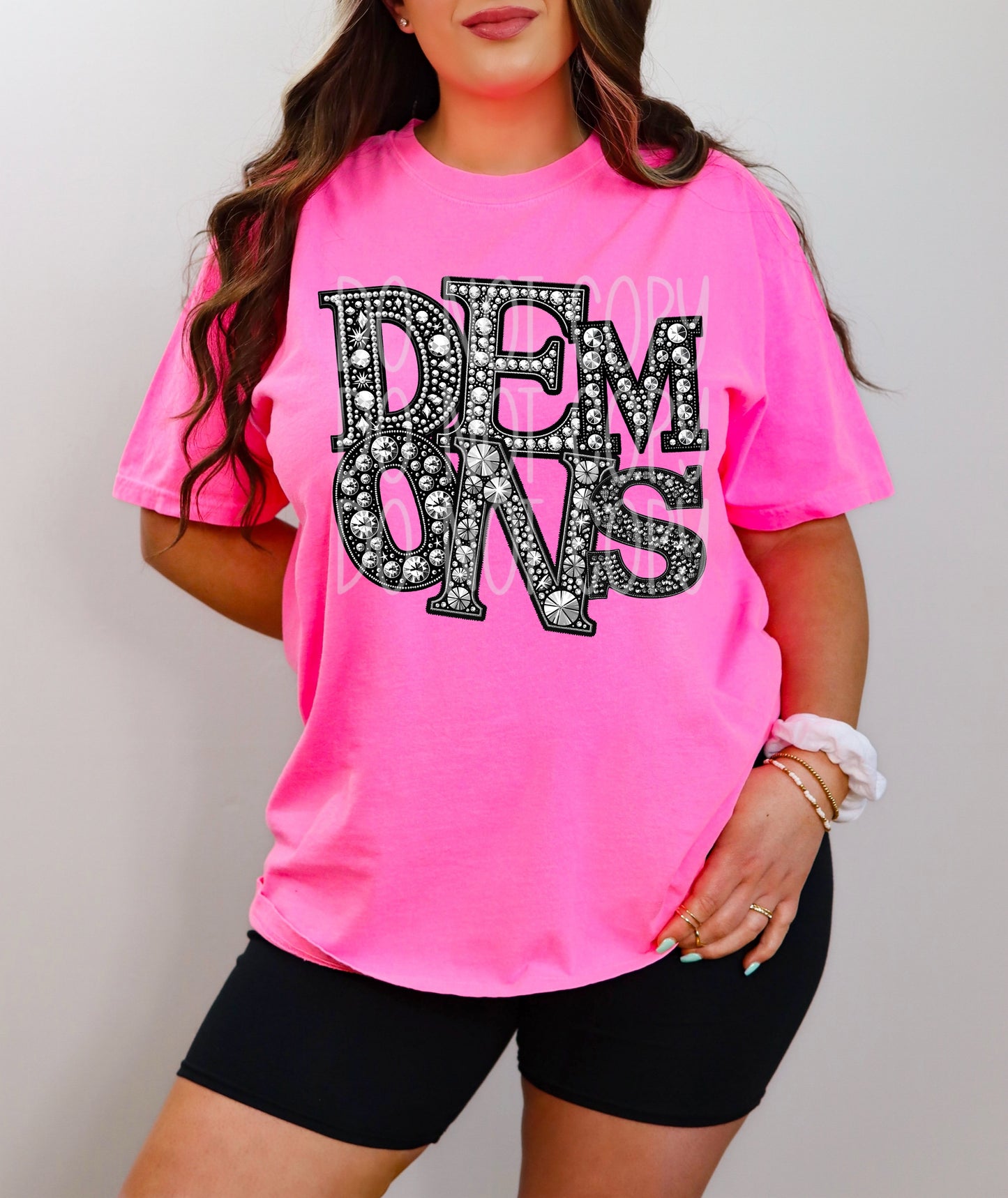 Rhinestone Spirit Mascots DTF Transfer