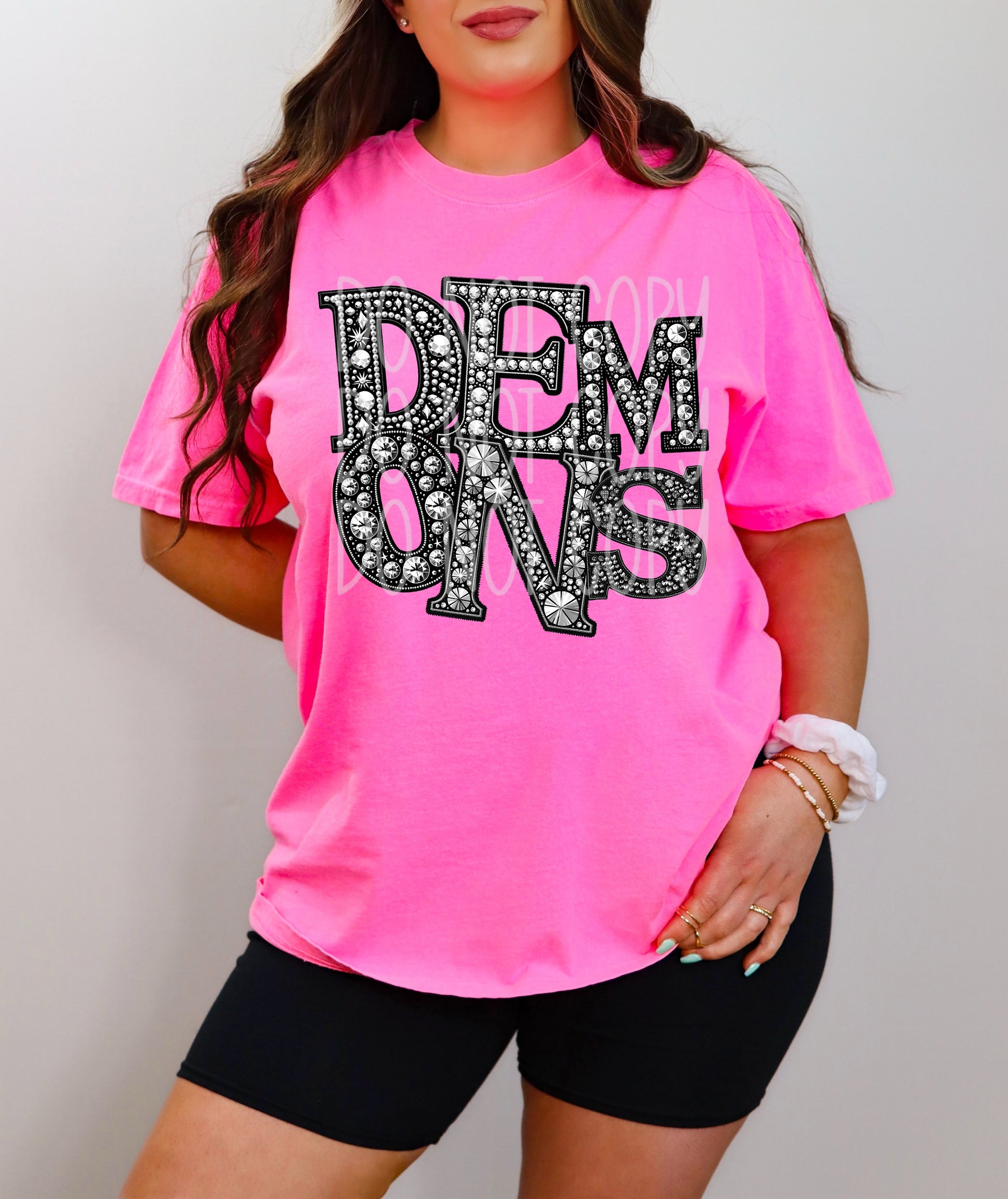 Rhinestone Spirit Mascots DTF Transfer