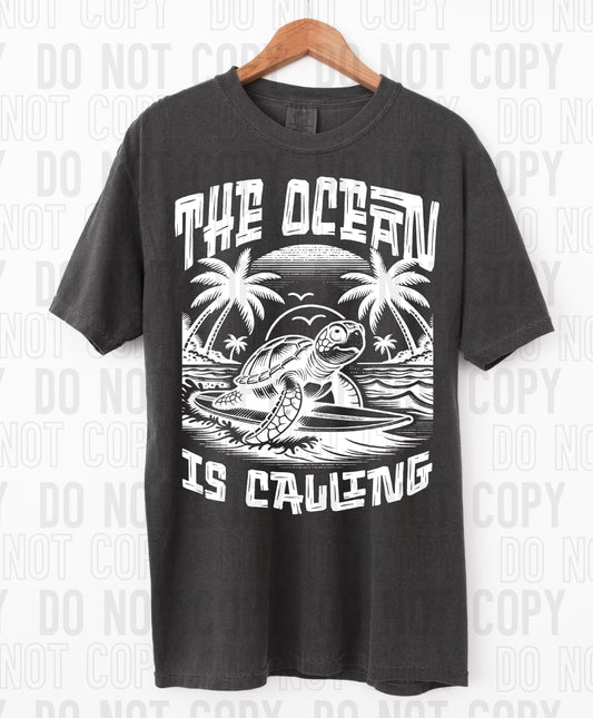 The Ocean Is Calling DTF Transfer
