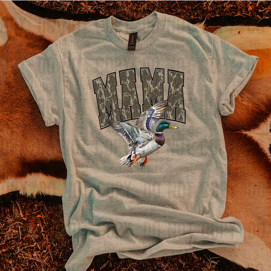Camo Mama Duck DTF Transfer