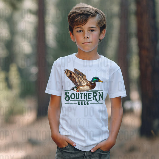 Southern Dude Duck DTF Transfer