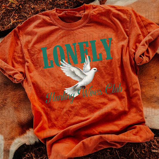 Lonely Hunting Wives Club Dove DTF Transfer