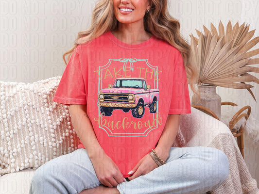 Take The Back Road DTF Transfer